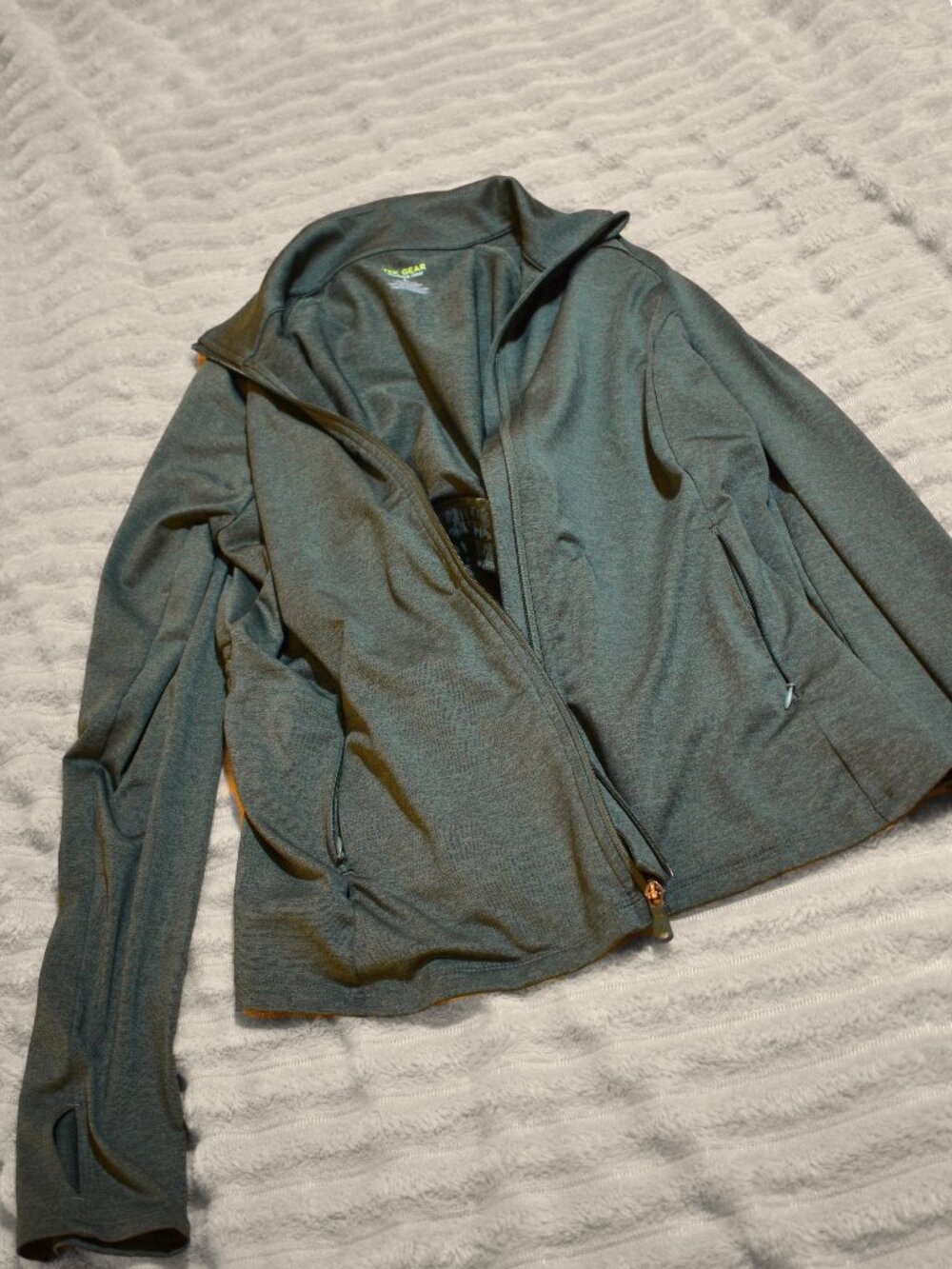 Grey Green Tek Gear Womens Jacket XL